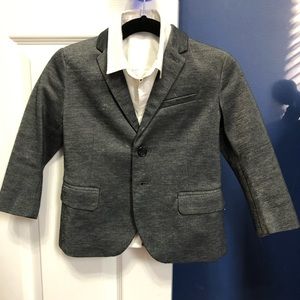 H&m blazer with button down shirt